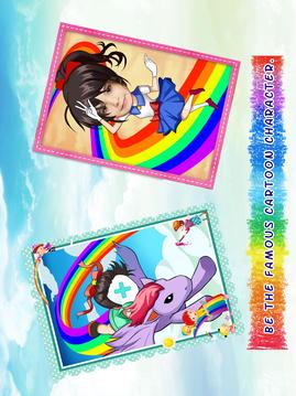 彩虹自拍 - 玩转彩色时尚游戏截图4