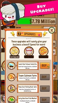 Sushi Tycoon - Idle Game游戏截图3