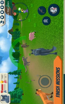 Wolf Simulator: Wild Animals 3D游戏截图5