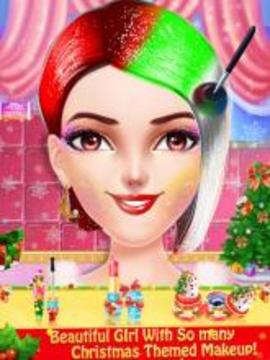 Christmas Salon Makeover & Dressup Game for Girls游戏截图3