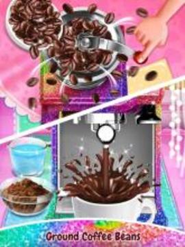 Glitter Coffee - Make The Most Trendy Food游戏截图1