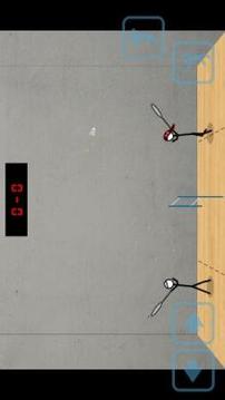 Stick figure badminton: Stickman 2 players y8游戏截图3