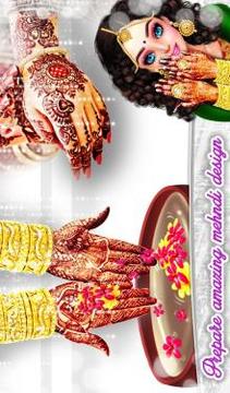 Royal Bridal Mehndi Designs Pedicure Manicure Spa游戏截图4
