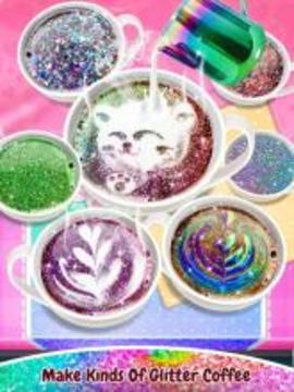 Glitter Coffee - Make The Most Trendy Food游戏截图3