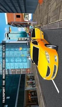 Taxi Cab ATV Quad Bike Limo City Taxi Driving Game游戏截图4