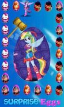 Surprise Eggs Equestria Girls Toys游戏截图2