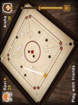 Carrom With Friends - 3D Carrom Board Game游戏截图1