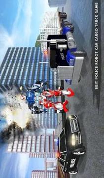 US Police Robot Transport Truck Driving Games游戏截图2