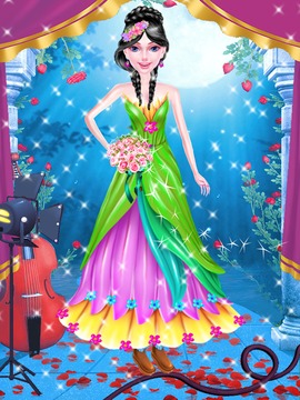 Flower Girl - Princess Makeup Salon Games游戏截图1