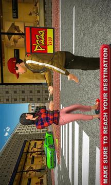 Pizza Bike Delivery Car Driver: Pizza Delivery Boy游戏截图3