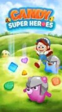 Candy Super Heroes : Match 3 Games & Puzzle Games游戏截图1