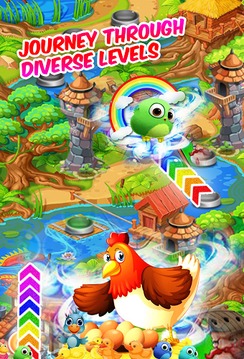 bubble crazy duck bird游戏截图2