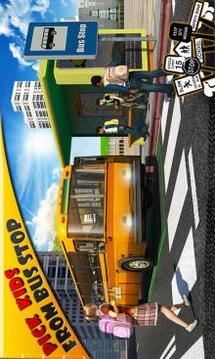 Schoolbus Driver 3D SIM游戏截图1