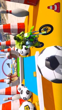 Superheroes Bike Parking: Super Stunt Racing Games游戏截图4