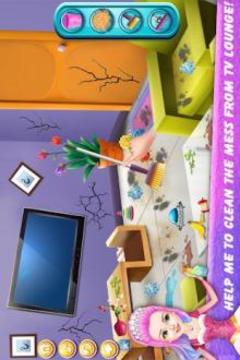 Magical Doll House Cleanup-Dream Home Decor Repair游戏截图3