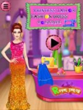 Princess Tailor Makeup Salon Boutique游戏截图1