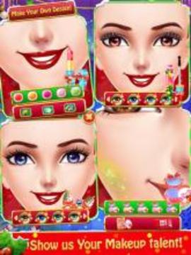 Christmas Salon Makeover & Dressup Game for Girls游戏截图4