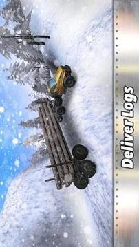 6x6 * Timber * Trucks Simulator: Winter Logging游戏截图2