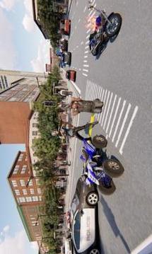 US Police ATV Quad Bike: City Gangster Chase Games游戏截图3