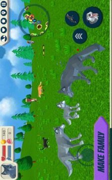 Wolf Simulator: Wild Animals 3D游戏截图4