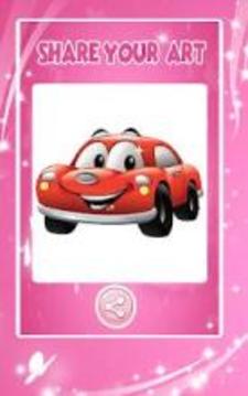 Cars Coloring Book Pages: Kids Coloring Cars游戏截图1