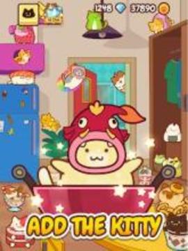 Baking of: Food Cats - Cute Kitty Collecting Game游戏截图3