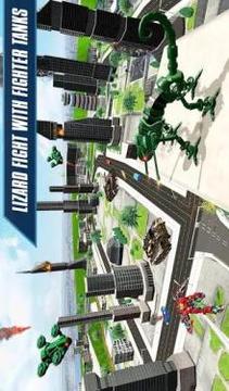 Big Lizard Russian Spy Transforming Robot Games游戏截图4