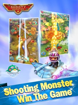 射击的怪物 - 攻击天空堡垒游戏截图4