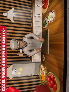 真正的烹饪游戏的3D虚拟厨房厨师游戏截图3