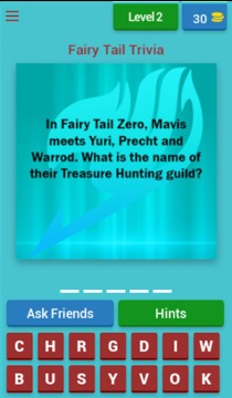 Fairy Tail Trivia游戏截图3