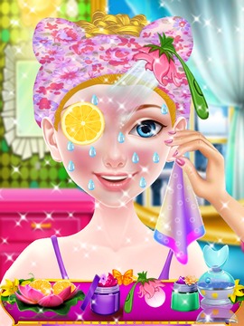 Flower Girl - Princess Makeup Salon Games游戏截图3