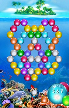 Dolphin Bubble Shooter游戏截图2