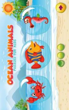 Puzzles for kids Ocean Animals游戏截图4