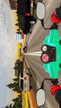 Highway Traffic Rider - 3D Bike Racing游戏截图3