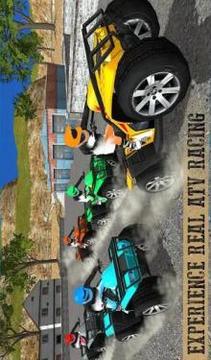 Quad ATV Rider Off-Road Racing: Hill Drive Game游戏截图4