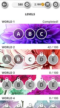 Bouquet of Words - Word game游戏截图2