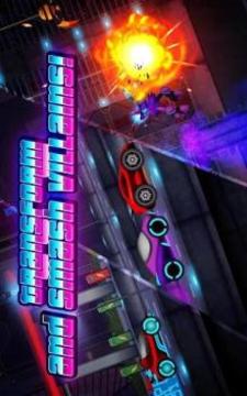 Neonmatron Robot Wars: Top Speed Street Racing游戏截图3