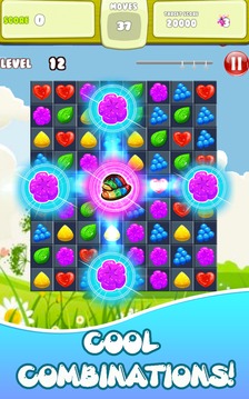 Cream Candy Rain - Match 3 Game游戏截图1