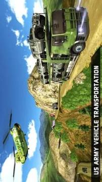 US Army Transporter Rescue Ambulance Driving Games游戏截图3