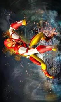 Flame Man Flying Super Hero: City Rescue Mission游戏截图2