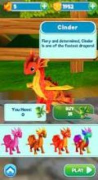 Flying Dragon Run - Dragon World Dino Simulator游戏截图1