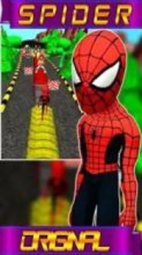 iron Spider Stick Run游戏截图1