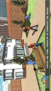 屋 建造 施工 游戏 - 市 生成器游戏截图3