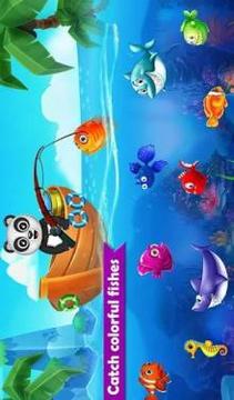 Happy Fisher Panda: Ultimate Fishing Mania Games游戏截图3