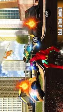 Flying Iron Superhero Man - City Rescue Mission游戏截图3