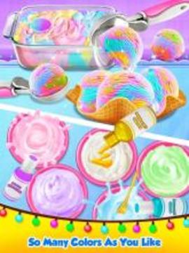 Unicorn Ice Cream Maker - Carnival Fair Food 2018游戏截图3