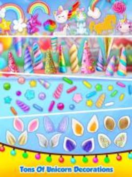 Unicorn Ice Cream Maker - Carnival Fair Food 2018游戏截图4