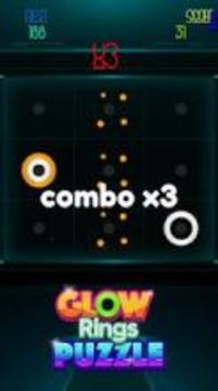 Glow Rings Puzzle游戏截图3