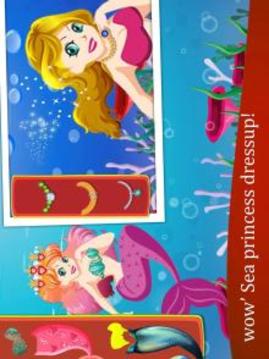 Mermaid Princess Love Story Dress Up Game游戏截图2