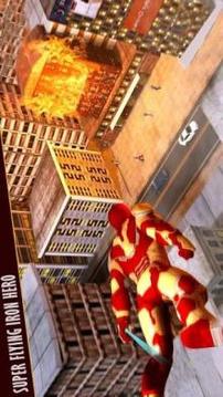 Flying Iron Superhero Man - City Rescue Mission游戏截图4